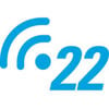  Wireless signal accompanied by a number of “22”  